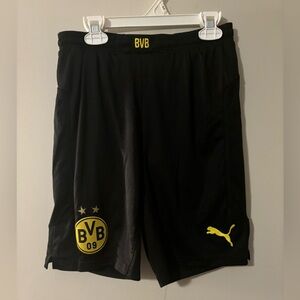 Puma BVB Borussia Dortmund Football Soccer Shorts Youth XL